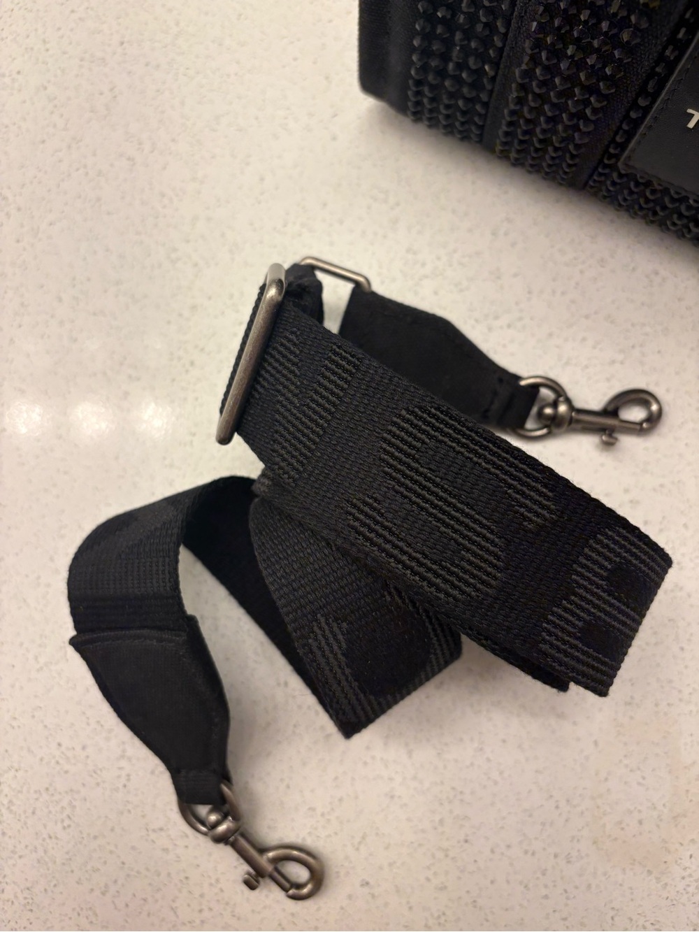 Marc Jacobs Black Rhinestone Tote - Picture 6 of 7